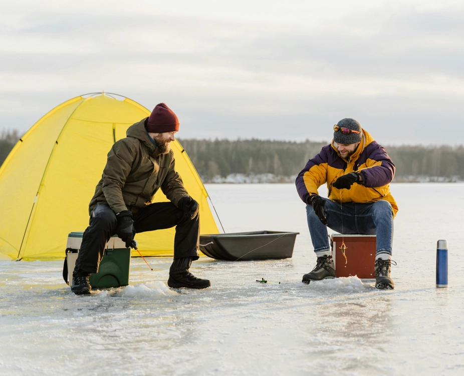 The Perfect Companion for Ice Fishing